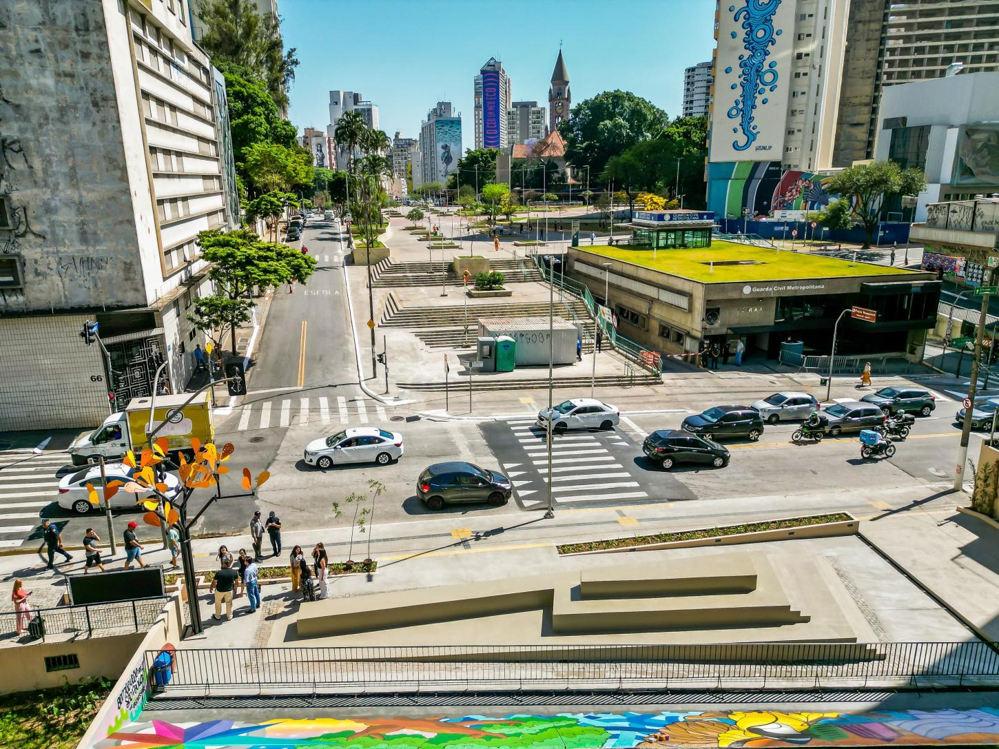 Prefeitura entrega Belvedere Roosevelt, novo espaço de lazer no Centro da cidade