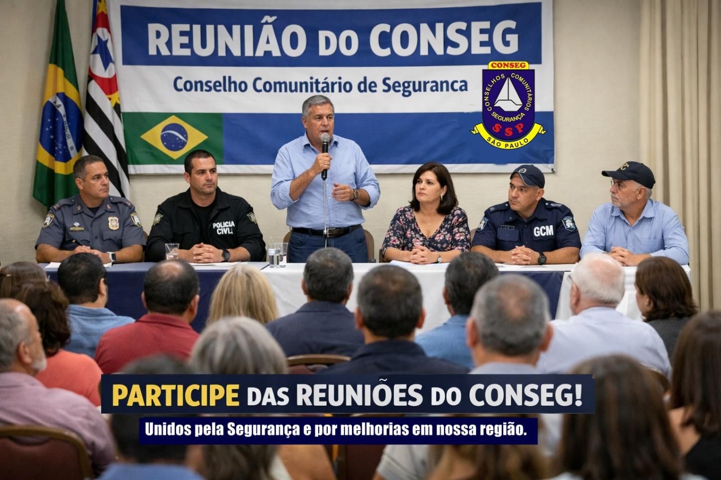 Com a participação da população, o CONSEG se torna ainda mais forte