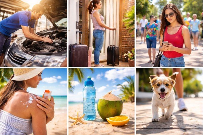 Todos os cuidados durante as férias são muito importantes