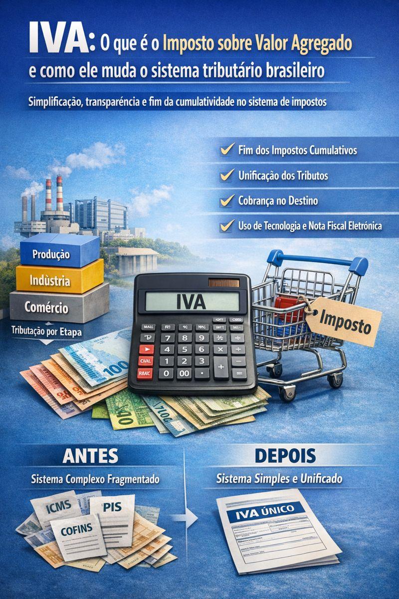 IVA: O que é o Imposto sobre Valor Agregado e como ele muda o sistema tributário brasileiro