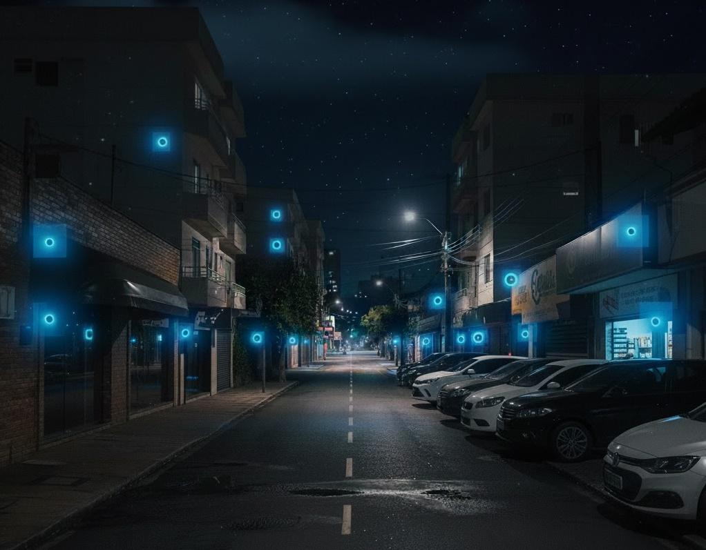 Quanto mais câmeras no bairro, maior é a prevenção